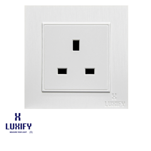 فيش 13 أمبير بدون مفتاح لؤلؤي LUXIFY